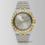  Shop Authentic Tudor Royal Automatic Silver Dial Two Tone Steel Strap Watch for Men - M28603-0001 - Luxxuri