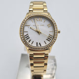  Shop Authentic Michael Kors Sage Analog White Dial Gold Steel Strap Watch for Women - MK4822 - Luxxuri