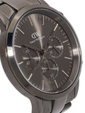  Shop Authentic Daniel Wellington Iconic Link Chronograph Grey Dial Grey Steel Strap Watch for Men - DW00100643 - Luxxuri