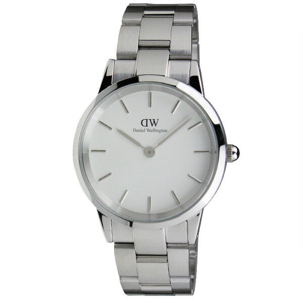  Shop Authentic Daniel Wellington Iconic Link White Dial Silver Steel Strap Watch for Women - DW00100203 - Luxxuri