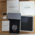  Shop Authentic Emporio Armani Luigi Quartz Gray Dial Brown Leather Strap Watch For Men - AR11070 - Luxxuri