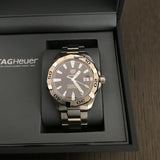  Shop Authentic Tag Heuer Aquaracer Calibre 5 Grey Dial Silver Steel Strap Watch for Men - WBD2113.BA0928 - Luxxuri