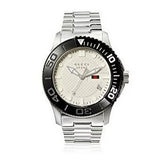  Shop Authentic Gucci G Timeless Sport White Dial Silver Steel Strap Watch For Men - YA126250 - Luxxuri