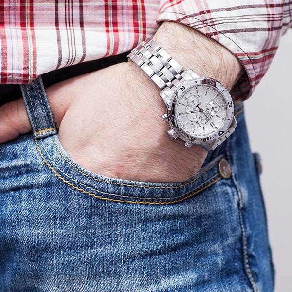  Shop Authentic Tissot PRS 200 Chronograph Silver Dial Watch For Men - T067.417.11.031.00 - Luxxuri