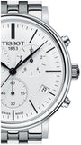  Shop Authentic Tissot Carson Premium White Dial Silver Steel Strap Watch For Men - T122.417.11.011.00 - Luxxuri