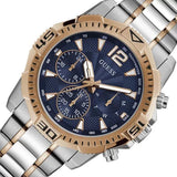  Shop Authentic Guess Commander Chronograph Blue Dial Two Tone Steel Strap Watch for Men - GW0056G5 - Luxxuri