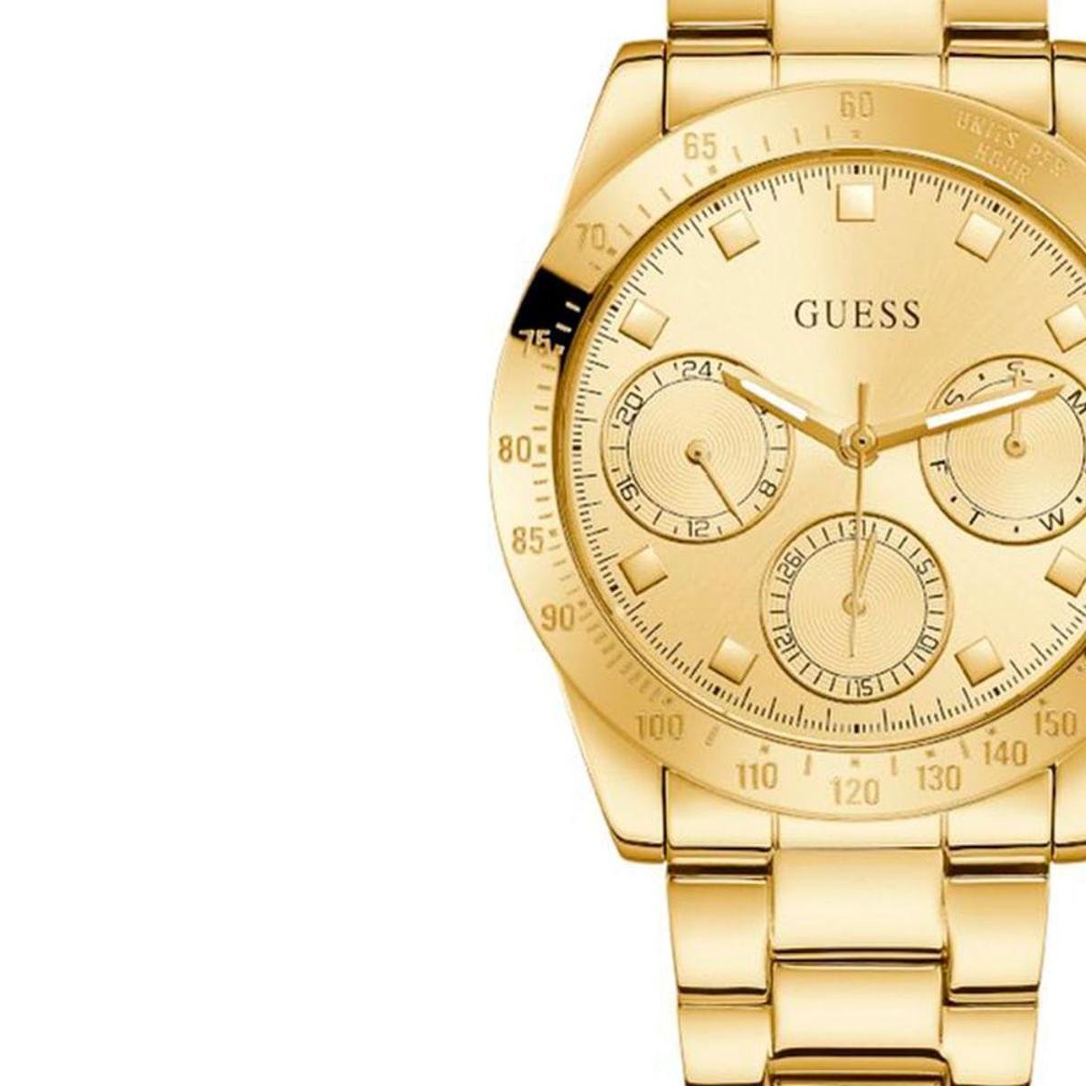 Shop Authentic Guess Eclipse Gold Dial Gold Steel Strap Watch for Women - GW0314L2 - Luxxuri