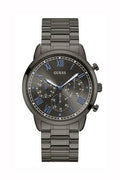  Shop Authentic Guess Hendrix Chronograph Gunmetal Dial Gunmetal Steel Strap Watch for Men - W1309G3 - Luxxuri