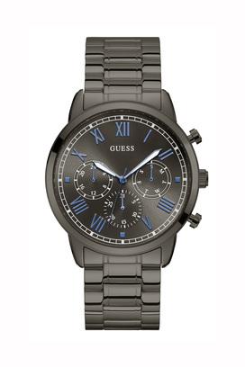  Shop Authentic Guess Hendrix Chronograph Gunmetal Dial Gunmetal Steel Strap Watch for Men - W1309G3 - Luxxuri