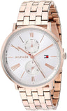  Shop Authentic Tommy Hilfiger Jenna Quartz White Dial Rose Gold Steel Strap Watch for Women - 1782070 - Luxxuri
