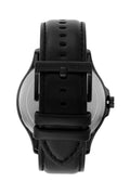  Shop Authentic Armani Exchange Hampton Quartz Blue Dial Black Leather Strap Watch for Men - AX2411 - Luxxuri