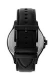  Shop Authentic Armani Exchange Hampton Quartz Blue Dial Black Leather Strap Watch for Men - AX2411 - Luxxuri