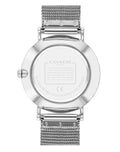 Coach Perry Silver Dial Silver Mesh Bracelet Watch for Women - 14503341