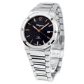  Shop Authentic Salvatore Ferragamo F-80 Classic Black Dial Silver Steel Strap Watch for Men - SFDT02423 - Luxxuri