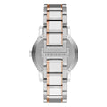Burberry The City White Dial Two Tone Steel Strap Watch for Women - BU9006