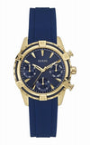  Shop Authentic Guess Catalina Blue Gold Tone Blue Silicone Strap Watch For Women - W0562L2 - Luxxuri