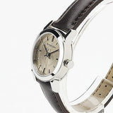  Shop Authentic Burberry The City Beige Dial Brown Leather Strap Watch for Women - BU9208 - Luxxuri