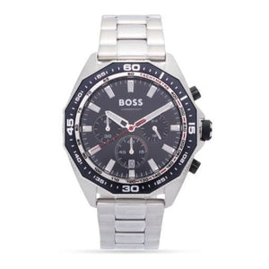  Shop Authentic Hugo Boss Intensity Chronograph Black Dial Silver Steel Strap Watch For Men - 1513680 - Luxxuri