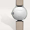  Shop Authentic Cartier Ballon Bleu de Cartier Silver Dial Black Leather Strap Watch for Men - WSBB0026 - Luxxuri