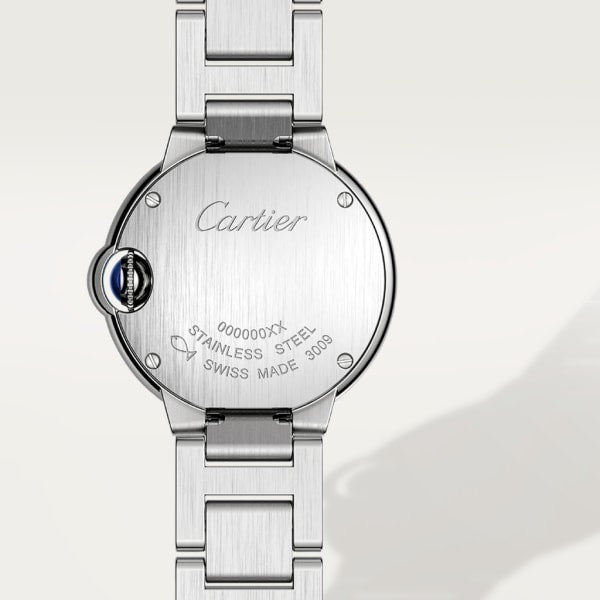  Shop Authentic Cartier Ballon Bleu de Cartier Diamonds Silver Dial Silver Steel Strap Watch for Women - WE902073 - Luxxuri