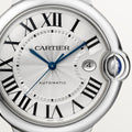  Shop Authentic Cartier Ballon Bleu de Cartier Silver Dial Black Leather Strap Watch for Men - WSBB0026 - Luxxuri