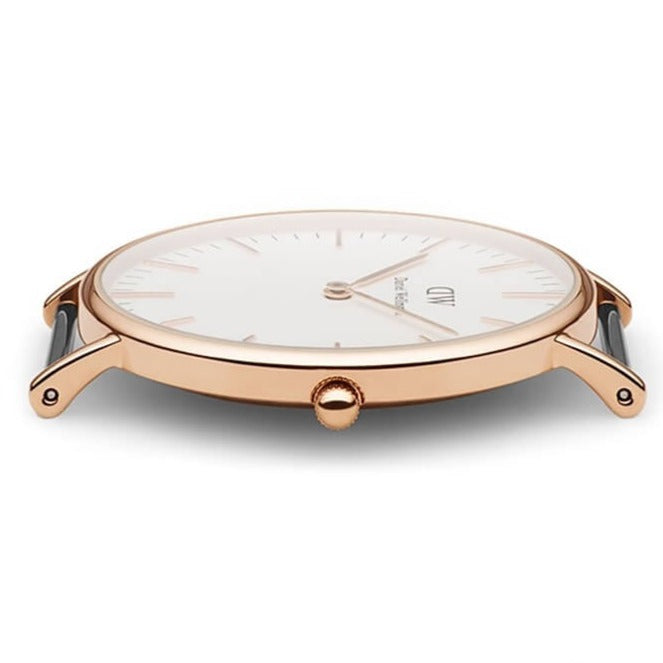  Shop Authentic Daniel Wellington Classic St. Mawes White Dial Brown Leather Strap Watch for Men - DW00100035 - Luxxuri