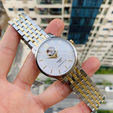  Shop Authentic Tissot Tradition Powermatic 80 Open Heart Silver Dial Two Tone Steel Strap Watch For Men - T063.907.22.038.00 - Luxxuri