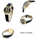  Shop Authentic Marc Jacobs Corie Black Dial Black Leather Strap Watch for Women - MJ1580 - Luxxuri