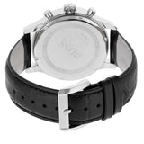  Shop Authentic Hugo Boss Casual Chronograph Silver Dial Black Leather Strap Watch For Men - HB1512880 - Luxxuri