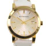  Shop Authentic Burberry The City White Dial White Leather Strap Watch for Women - BU9110 - Luxxuri