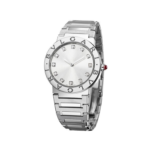  Shop Authentic Bvlgari Bvlgari Bvlgari Lady Diamonds Silver Dial Silver Steel Strap Watch for Women - BVLGARI103696 - Luxxuri