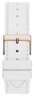  Shop Authentic Guess Sport Multifunction Crystals Rose Gold Dial White Rubber Strap Watch For Women - GW0439L3 - Luxxuri