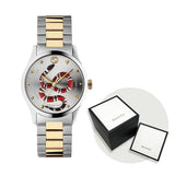  Shop Authentic Gucci G Timeless Quartz Silver Dial Silver Steel Strap Watch For Women - YA1264075 - Luxxuri