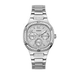  Shop Authentic Guess Duchess Quartz Silver Dial Silver Steel Strap Watch For Women - GW0558L1 - Luxxuri