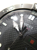  Shop Authentic Gucci G Timeless Black Dial Silver Steel Strap Watch For Men - YA126249 - Luxxuri