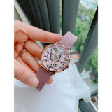  Shop Authentic Guess Mariposa Pink Dial Pink Leather Strap Watch for Women - GW0008L2 - Luxxuri