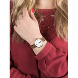  Shop Authentic Emporio Armani Arianna Analog Mother of Pearl Dial Rose Gold Steel Strap Watch For Women - AR11196 - Luxxuri