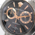  Shop Authentic Versace Aion Chronograph Black Dial Silver Steel Strap Watch For Men - VE1D01019 - Luxxuri