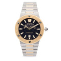  Shop Authentic Versace Greca Logo Moonphase Black Dial Two Tone Steel Strap Watch for Men - VE7G00223 - Luxxuri