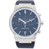  Shop Authentic Salvatore Ferragamo Sapphire Chrono Blue Dial Blue Rubber Strap Watch for Men - SFME00923 - Luxxuri