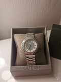  Shop Authentic Guess Madison Diamonds Silver Dial Silver Steel Strap Watch for Women - W0637L1 - Luxxuri