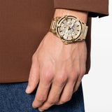  Shop Authentic Guess Queen Quartz Gold Dial Gold Steel Strap Watch For Men - GW0497G2 - Luxxuri