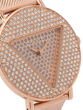  Shop Authentic Guess Iconic Diamonds Rose Gold Dial Rose Gold Mesh Bracelet Watch For Women - GW0477L3 - Luxxuri