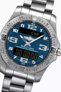  Shop Authentic Breitling Aerospace Evo Blue Dial Silver Steel Strap Watch for Men - E79363101C1E1 - Luxxuri