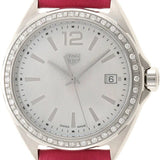  Shop Authentic Tag Heuer Formula 1 Quartz Mother of Pearl Dial Pink Leather Strap Watch for Women - WBJ131A.FC8252 - Luxxuri