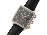  Shop Authentic Tag Heuer Monaco Calibre 12 Final Edition Chronograph Grey Dial Black Leather Strap Watch for Men - CAW211J.FC6476 - Luxxuri
