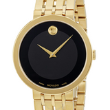  Shop Authentic Movado Esperanza Museum 39mm Black Dial Stainless Steel Watch For Men - 0607059 - Luxxuri