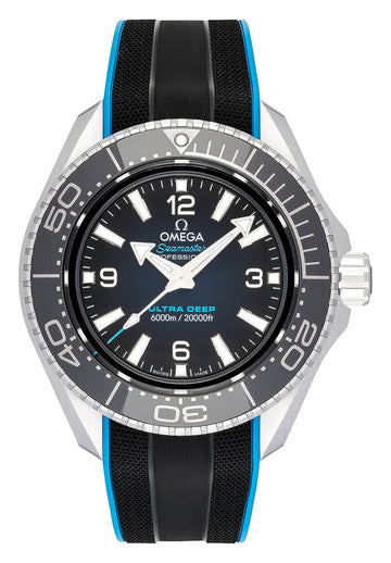  Shop Authentic Omega Planet Ocean 6000M Co Axial Master Chronometer 45.5mm Blue Dial Black Rubber Strap Watch for Men - 21532462103001 - Luxxuri