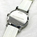  Shop Authentic Burberry The City Chronograph Silver Dial White Rubber Strap Watch for Men - BU9810 - Luxxuri