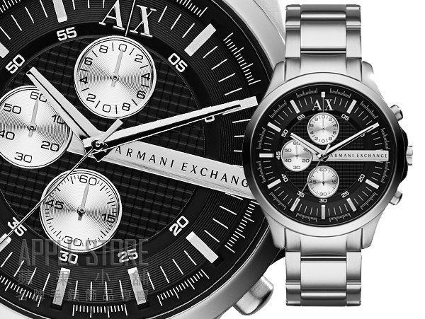  Shop Authentic Armani Exchange Hampton Chronograph Black Dial Silver Steel Strap Watch For Men - AX2152 - Luxxuri